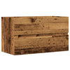 Badezimmer-Wandschrank Altholz 80x38,5x45 cm Holzwerkstoff