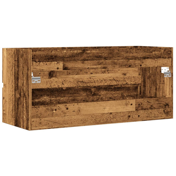 Vanha puu allaskaappi Portaru 100x38,5x45cm (puinen)
