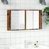 Vintage Holz LED Spiegelschrank Delicia 90x12x45cm (Holz)