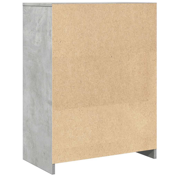 Betoninharmaa kylpyhuonekaappi Feneda 60x33x80cm (lastulevy)
