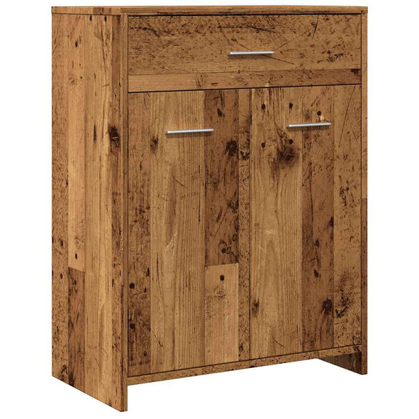 Badezimmerschrank Feneda aus Altholz 60x33x80cm (Spanplatte)