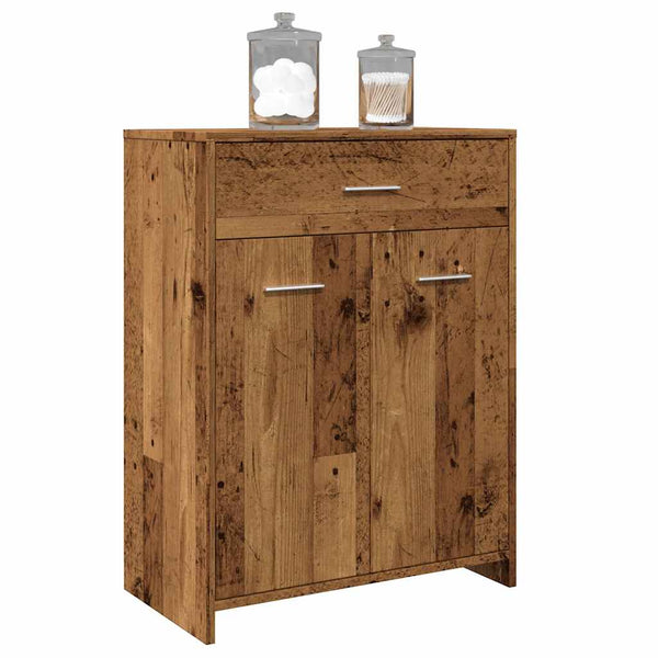 Badezimmerschrank Feneda aus Altholz 60x33x80cm (Spanplatte)
