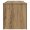 Handwerklicher TV-Schrank aus Eiche mit LED-Beleuchtung Grozdana 140x36,5x40cm