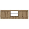 Handgefertigter Eichen-TV-Schrank mit LED-Beleuchtung Dondos 120x30x36cm