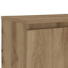 Handgefertigter Eichen-TV-Schrank mit LED-Beleuchtung Dondos 120x30x36cm