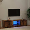 TV-Schrank mit LED-Beleuchtung Dondos 140x40x35,5cm (Altholz, Holzwerkstoff)