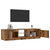 TV-Schrank mit LED-Beleuchtung Dondos 140x40x35,5cm (Altholz, Holzwerkstoff)