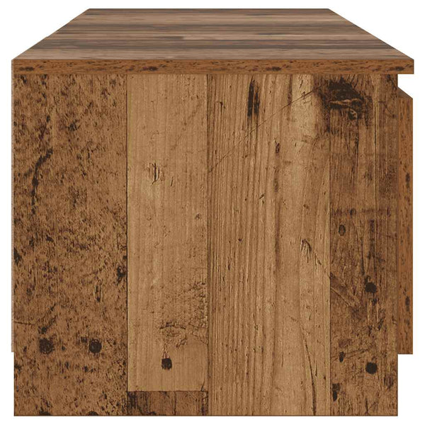 TV-Schrank mit LED-Beleuchtung Dondos 140x40x35,5cm (Altholz, Holzwerkstoff)