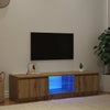 TV-Schrank mit LED-Beleuchtung Dondos (handwerkliche Eiche)