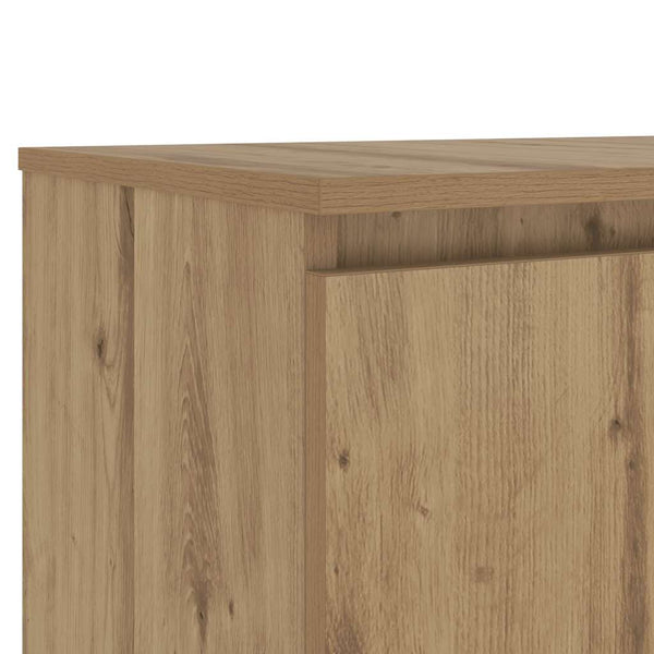 TV-Schrank mit LED-Beleuchtung Dondos (handwerkliche Eiche)