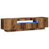 Altes Holz-TV-Schrank mit LED-Beleuchtung Filantropia 160x35x40cm (Holzwerkstoff)