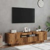 Altes Holz-TV-Schrank mit LED-Beleuchtung Filantropia 160x35x40cm (Holzwerkstoff)