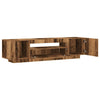 Altes Holz-TV-Schrank mit LED-Beleuchtung Filantropia 160x35x40cm (Holzwerkstoff)