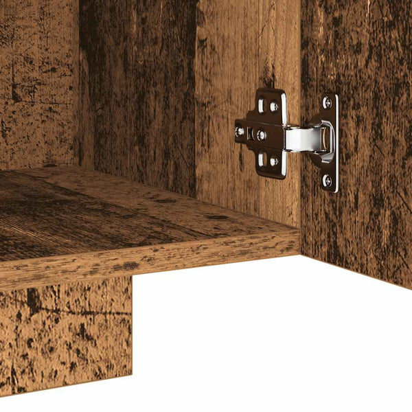 Altes Holz-TV-Schrank mit LED-Beleuchtung Filantropia 160x35x40cm (Holzwerkstoff)