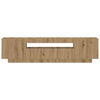 TV-Schrank aus Eiche Massivholz mit LED-Beleuchtung Filantropia 160x35x40cm