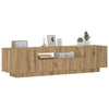 TV-Schrank aus Eiche Massivholz mit LED-Beleuchtung Filantropia 160x35x40cm