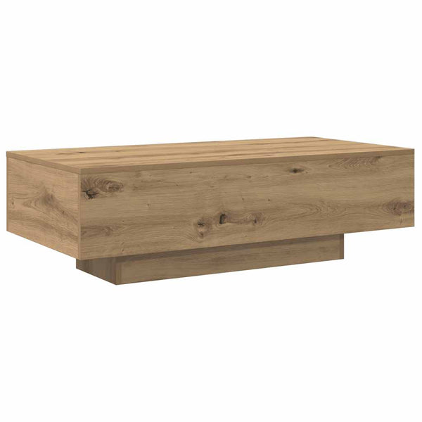 Handgefertigter Couchtisch Hordei aus Eiche 100x49,5x31cm (Holz)