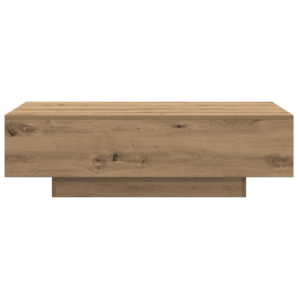 Handgefertigter Couchtisch Hordei aus Eiche 100x49,5x31cm (Holz)