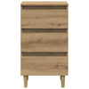 Nachttisch aus massivem Eichenholz Stanculea 40x35x69cm (Holz)