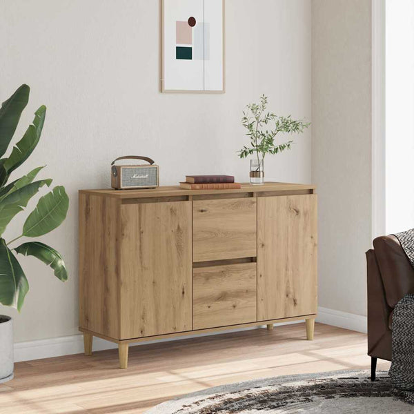 Handwerklich gefertigte Eichenkommode Nedelici 102x35x70cm (Holz)