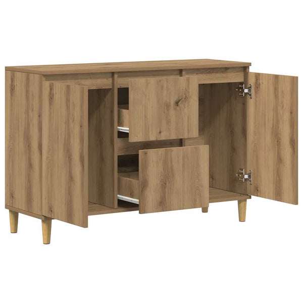 Handwerklich gefertigte Eichenkommode Nedelici 102x35x70cm (Holz)