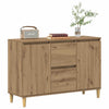 Handwerklich gefertigte Eichenkommode Nedelici 102x35x70cm (Holz)
