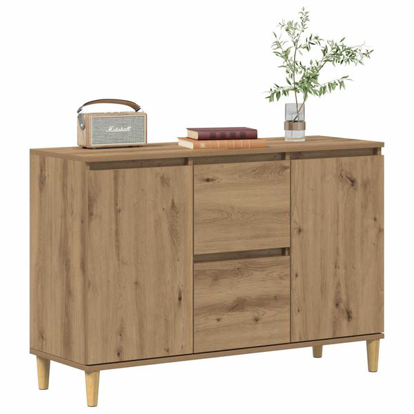 Handwerklich gefertigte Eichenkommode Nedelici 102x35x70cm (Holz)