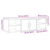 Alter Wandschrank Michelangelo 102x30x29cm (Holz)