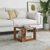 Couchtisch Tufila aus Altholz 40x40x30cm (Holz)