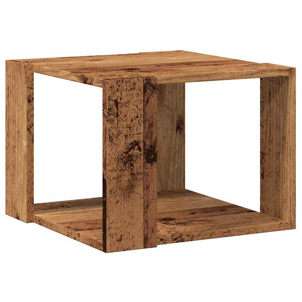 Couchtisch Tufila aus Altholz 40x40x30cm (Holz)