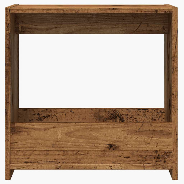 Vanha puu sivupöytä Jairo 50x26x50cm (lastulevy)