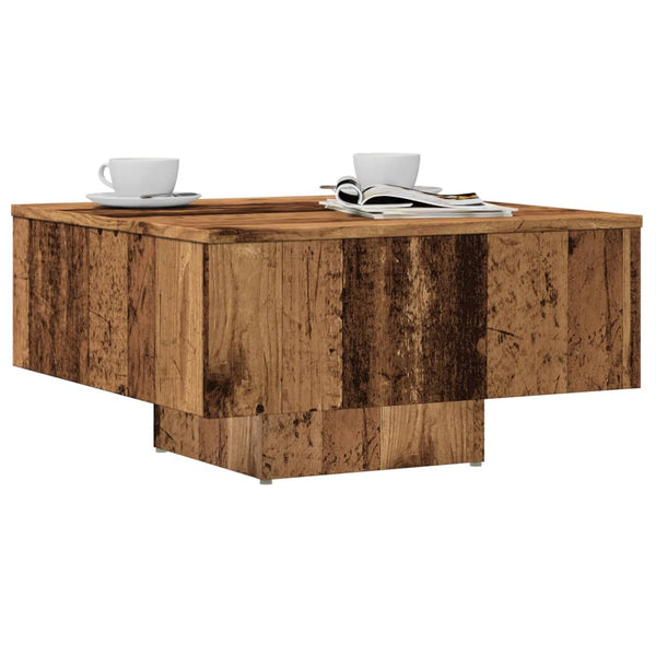 Couchtisch Dorothee aus Altholz 60x60x31,5cm (Spanplatte)