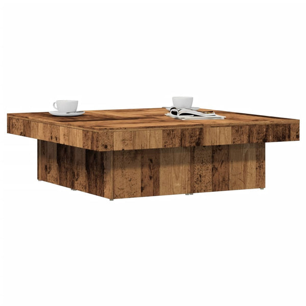 Vintage Couchtisch Narcisse 90x90x28cm (Spanplatte)