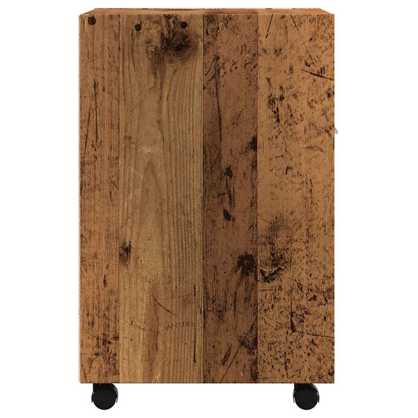 Vanha puu pyöräkaappi Kaspar 33x38x60cm (puinen)