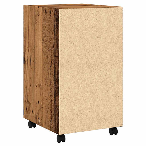 Vanha puu pyöräkaappi Kaspar 33x38x60cm (puinen)