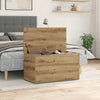 Eichenholz-Aufbewahrungstruhe Handwerker Cimbru 84x42x46cm (Holz)