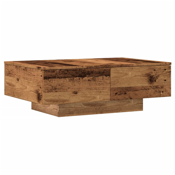 Couchtisch Alt Holz Eleganta 90x60x31cm (Spanplatte)