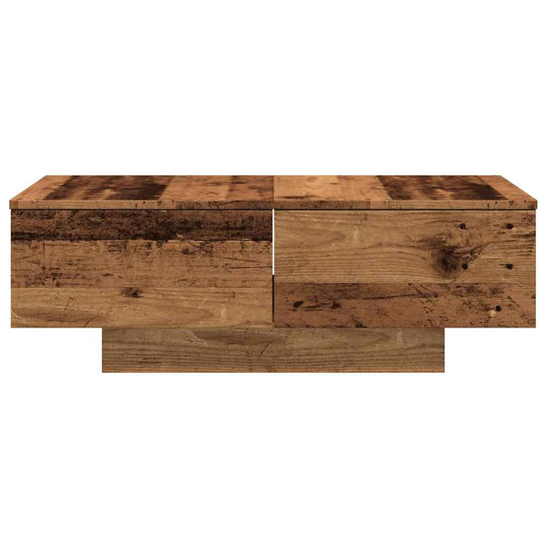 Couchtisch Alt Holz Eleganta 90x60x31cm (Spanplatte)