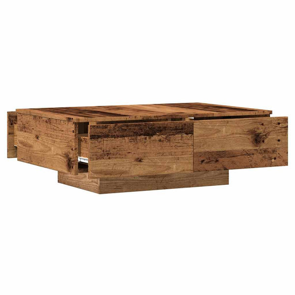 Couchtisch Alt Holz Eleganta 90x60x31cm (Spanplatte)