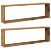 Altes Holzregal Tinculina 100x15x30cm (2 Stück Spanplatte)