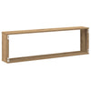 Tinculina Wandwürfelregale (2 Stück, Eiche Artisan Holz)