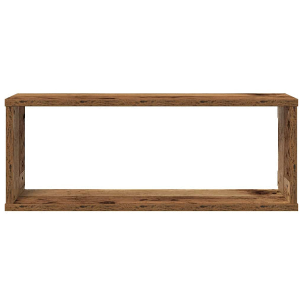 Alte Holz-Wandregale Tinculina 60x15x23cm (4 Stück Spanplatte)