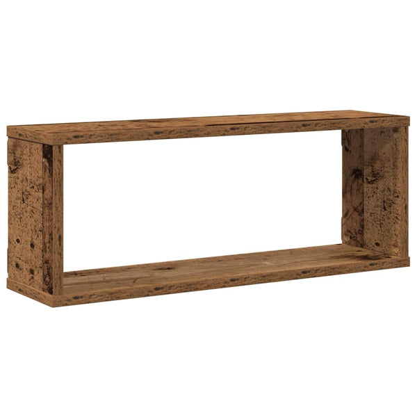 Alte Holz-Wandregale Tinculina 60x15x23cm (4 Stück Spanplatte)