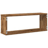 Alte Holz-Wandregale Tinculina 60x15x23cm (4 Stück Spanplatte)