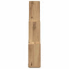 Handgefertigtes Eichenholz-Kubus-Wandregal Varol 78x15x93cm (Spanplatte)