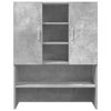 Betongrauer Waschmaschinenschrank Valerin 70,5x25,5x90cm