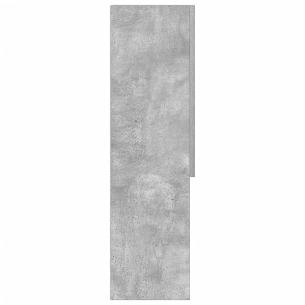 Betongrauer Waschmaschinenschrank Valerin 70,5x25,5x90cm