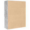 Betongrauer Waschmaschinenschrank Valerin 70,5x25,5x90cm