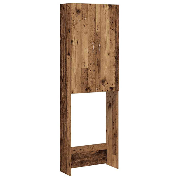 Antiker Holzwaschmaschinenschrank Zoe 64x25,5x190cm