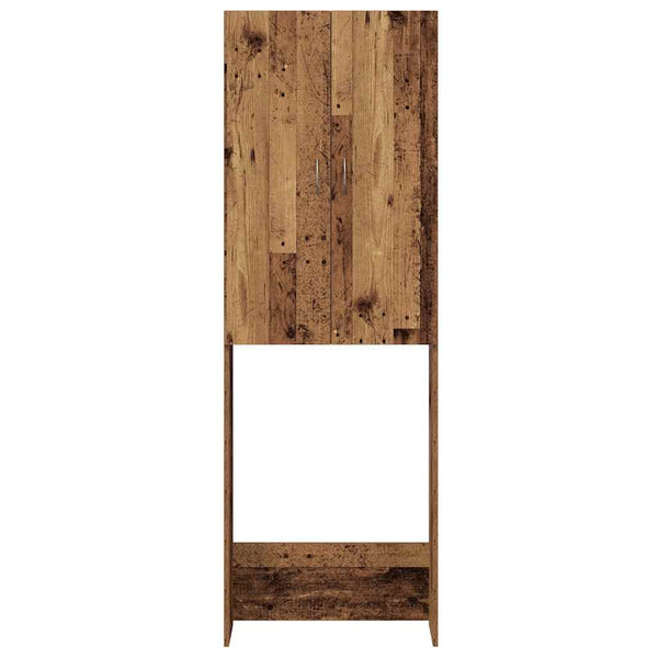 Antiker Holzwaschmaschinenschrank Zoe 64x25,5x190cm